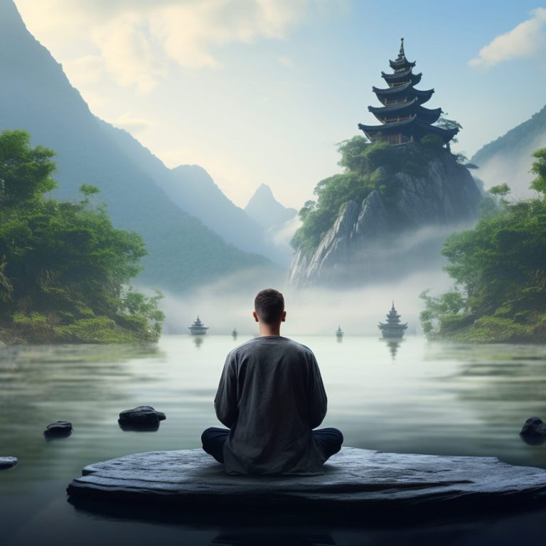 vecteezy_ai-generative-photo-of-a-man-practicing-mindfulness-and_29283472